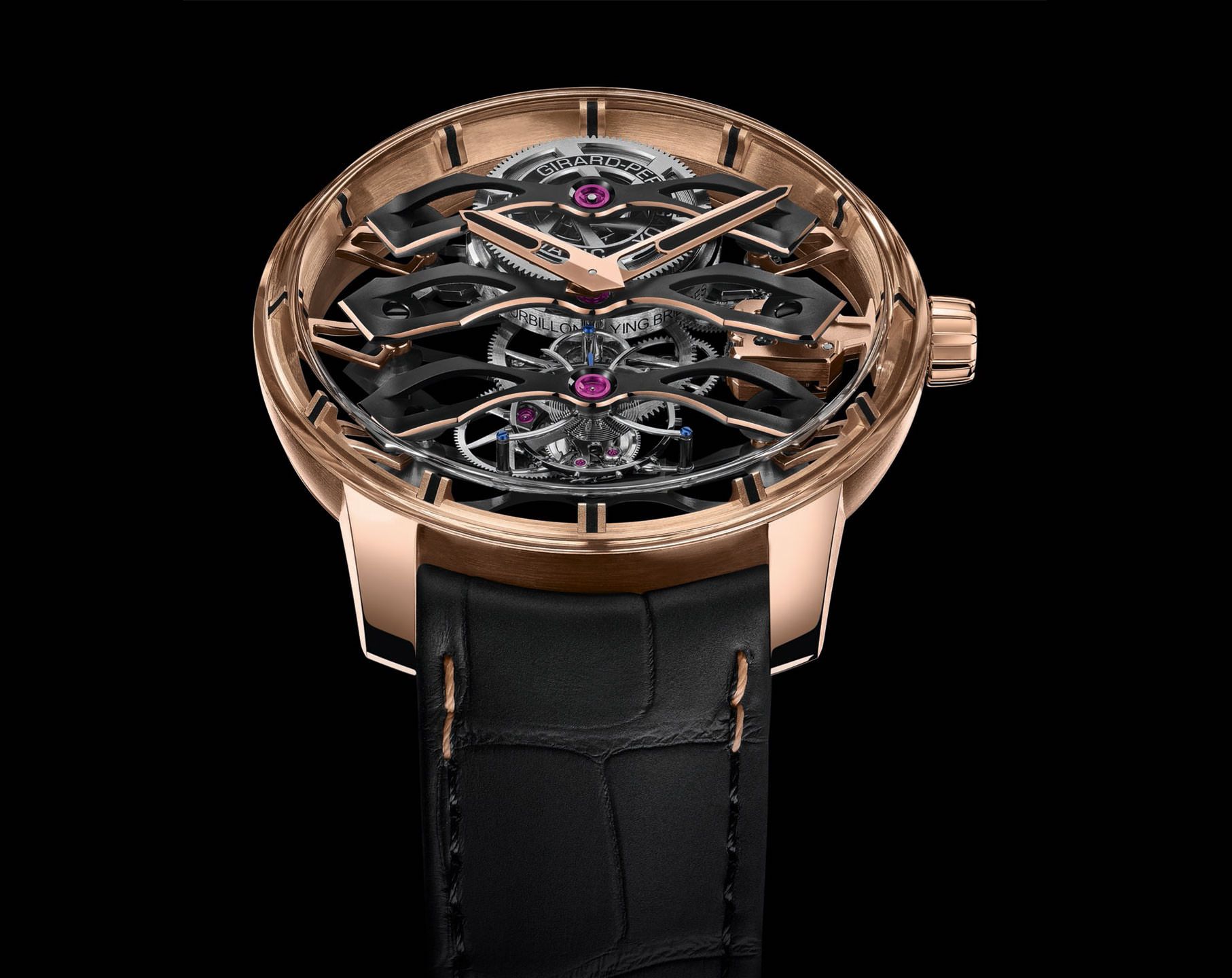 Girard-Perregaux Bridges Tourbillon Skeleton Dial 44 mm Automatic Watch For Men - 5