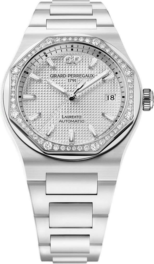 Girard-Perregaux Laureato Classic Laureato White Dial 38 mm Automatic Watch For Women - 1