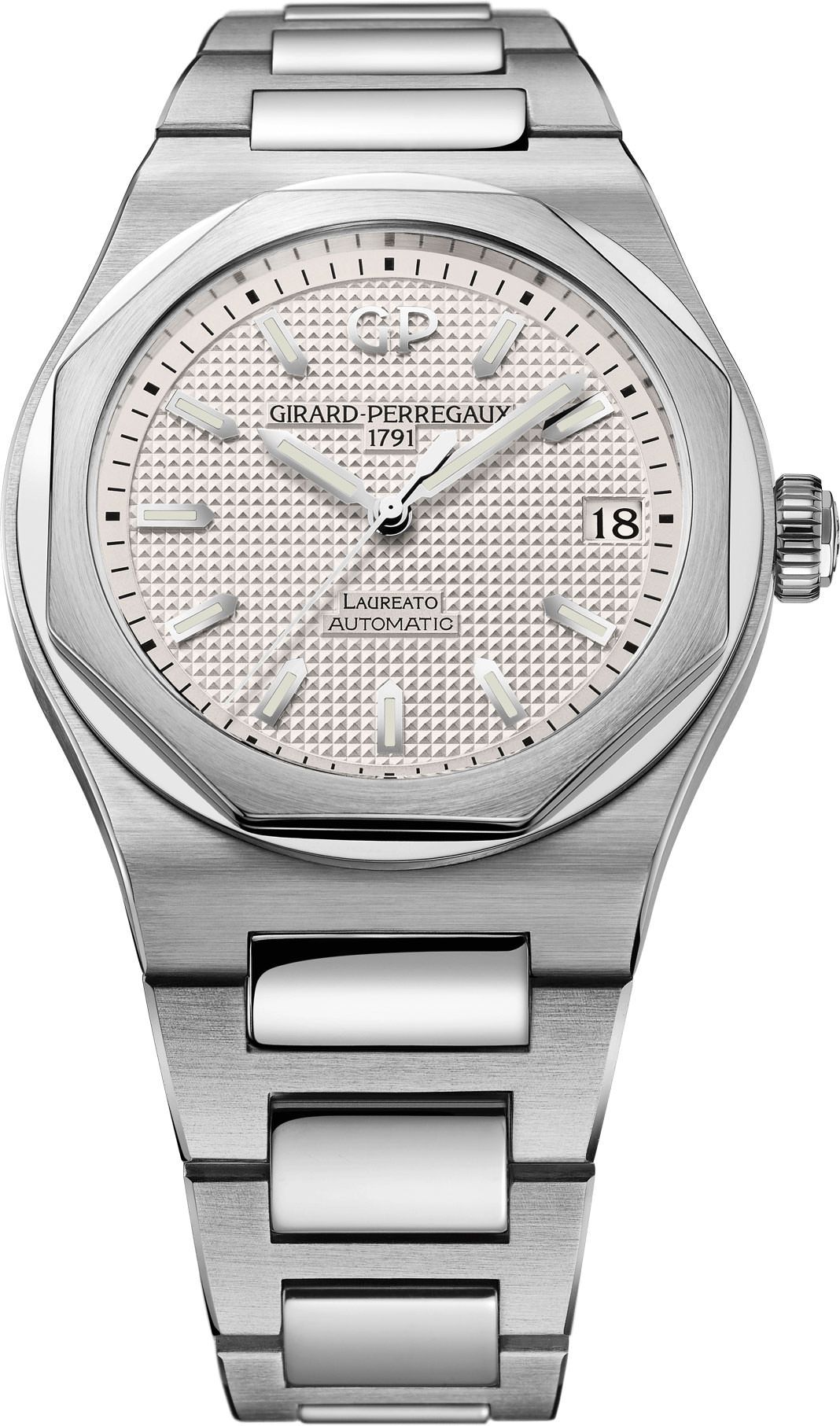 Girard-Perregaux Laureato Classic Laureato White Dial 42 mm Automatic Watch For Men - 1