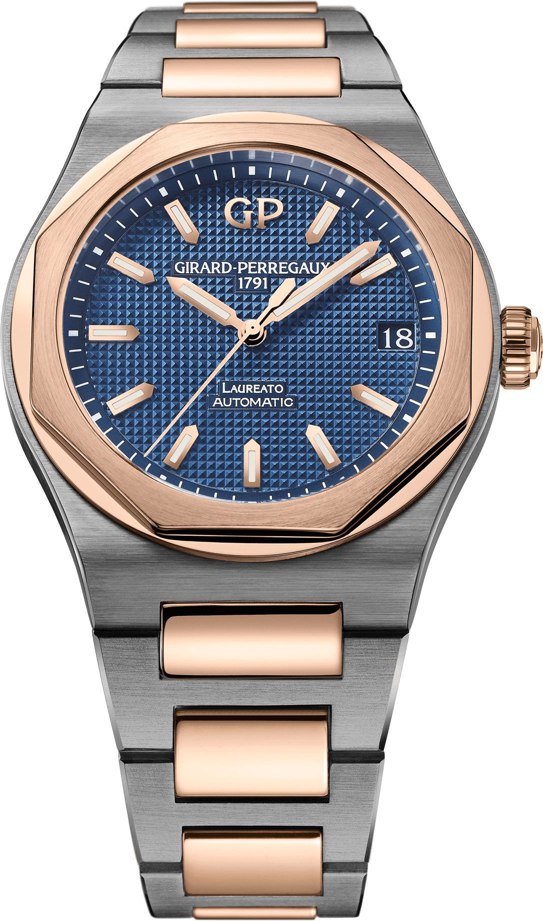 Girard-Perregaux Laureato Classic Laureato Blue Dial 42 mm Automatic Watch For Men - 1