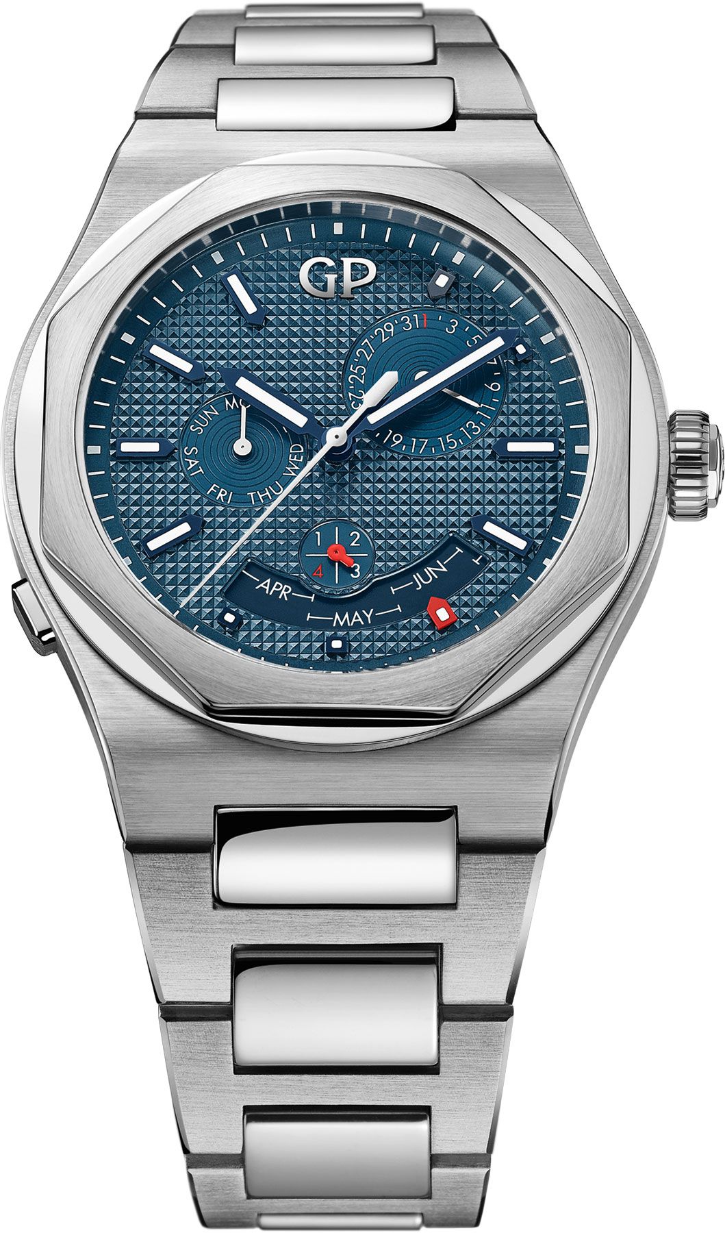 Girard-Perregaux Laureato Classic Laureato Blue Dial 42 mm Automatic Watch For Men - 1