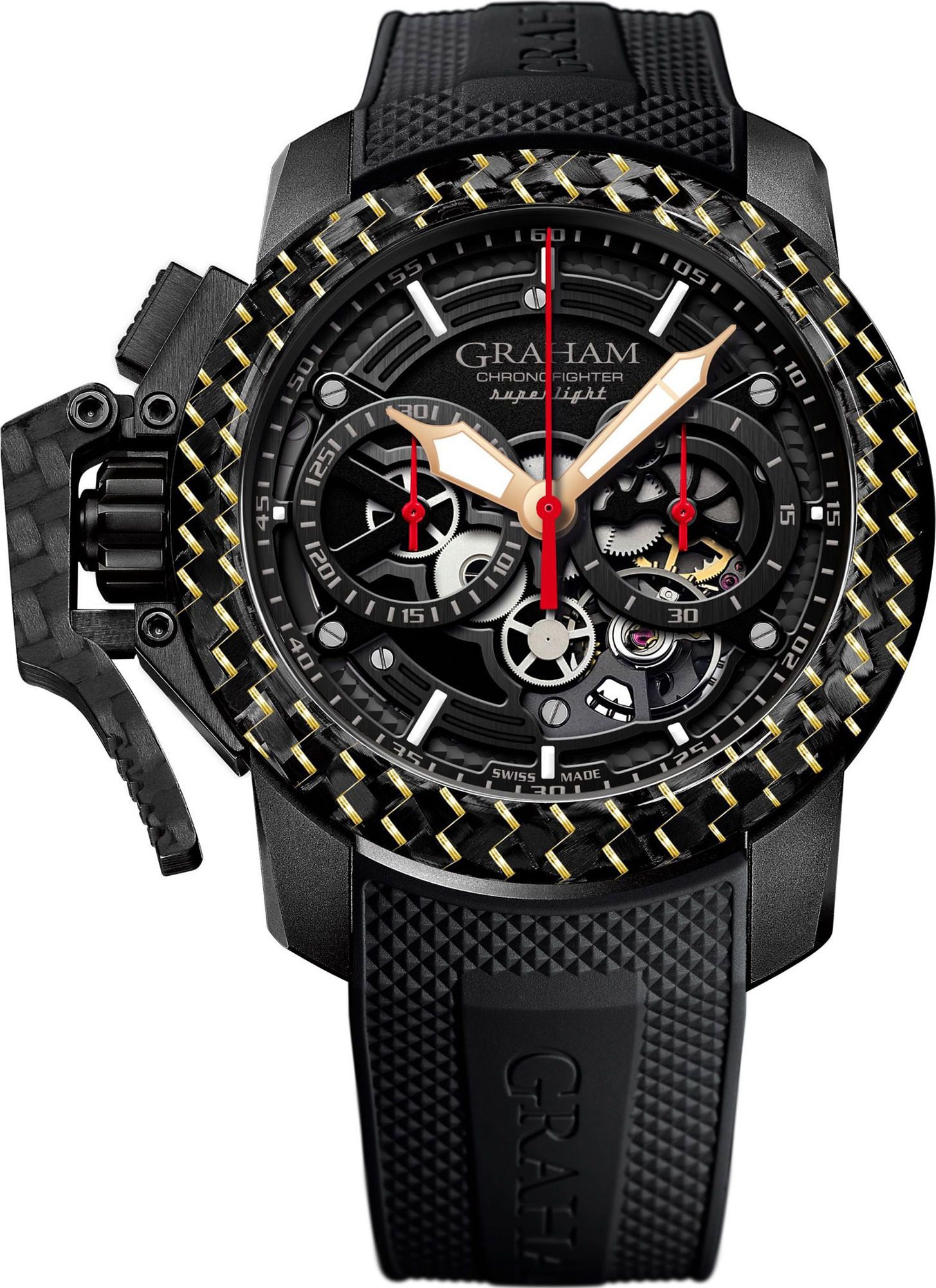 Graham Chronofighter Superlight  Skeleton Dial 47 mm Automatic Watch For Men - 1