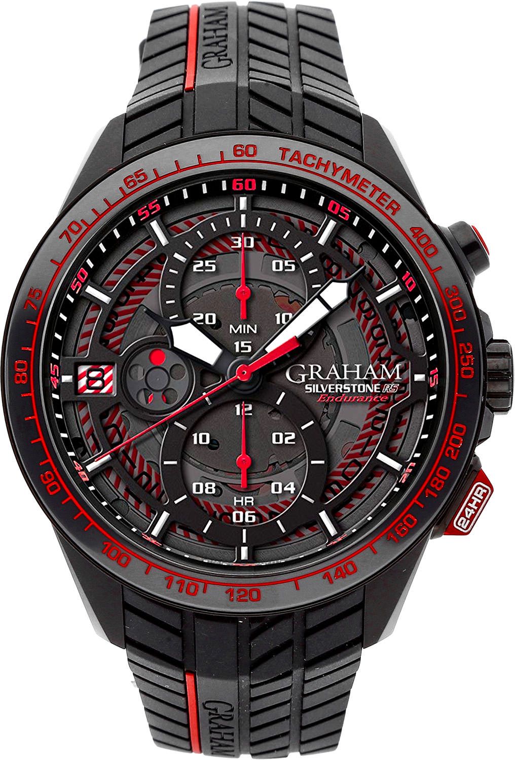 Graham Silverstone  Black Dial 46 mm Automatic Watch For Men - 1