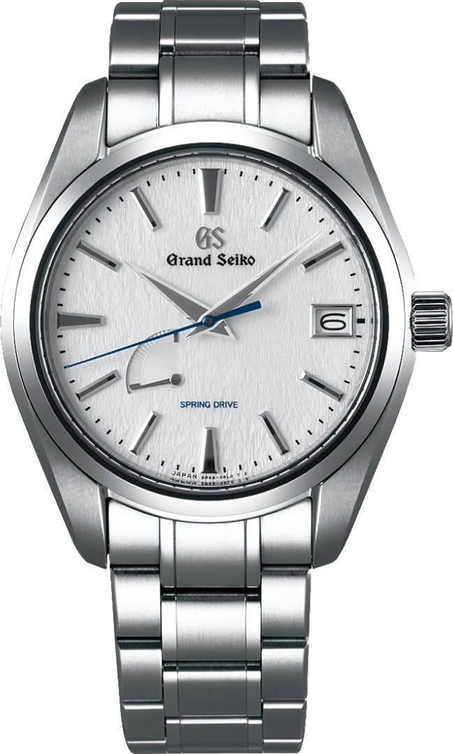 Grand Seiko Heritage  Silver Dial 41 mm Spring Drive Watch For Men - 1