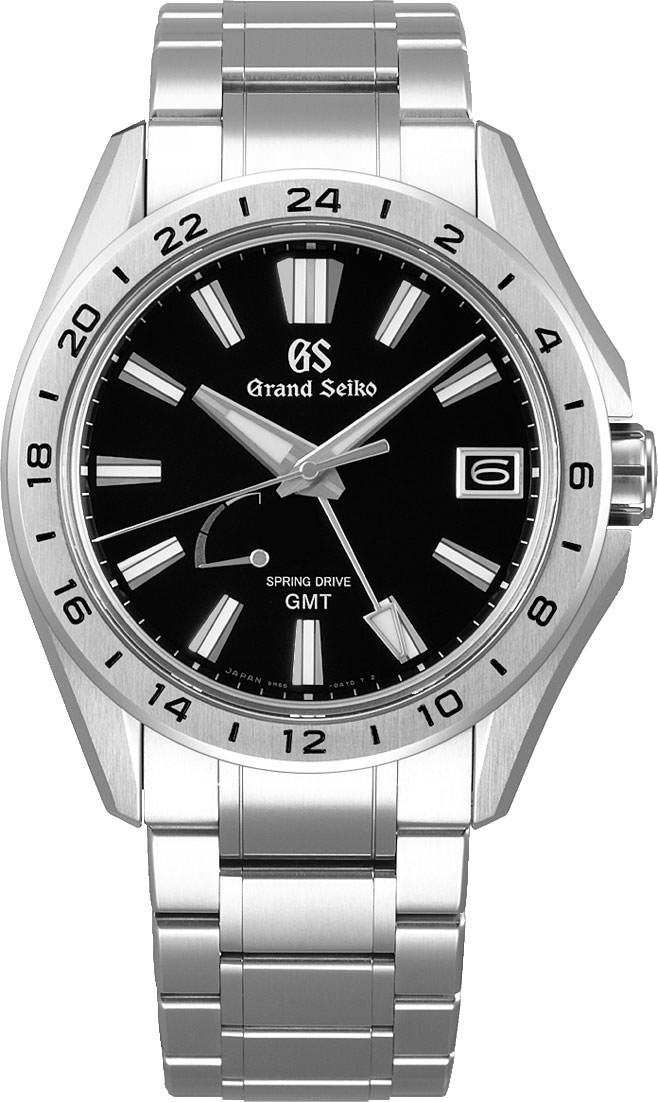 Grand Seiko Evolution 9  Black Dial 41 mm Spring Drive Watch For Men - 1