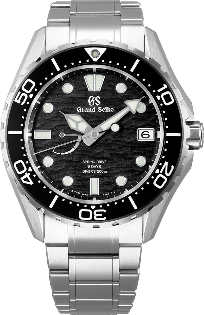 Grand Seiko Evolution 9  Black Dial 43.8 mm Spring Drive Watch For Men - 1