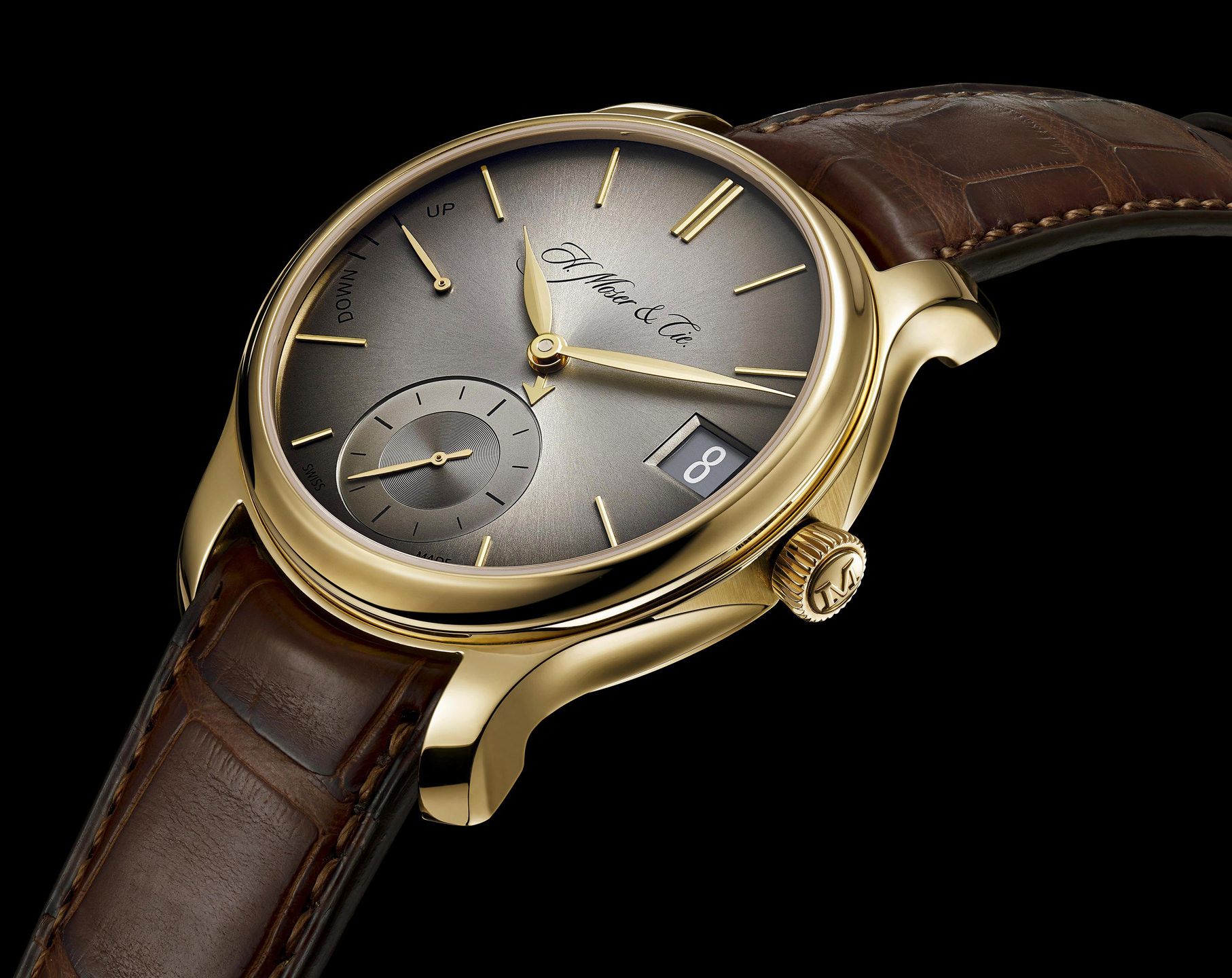 H. Moser & Cie. Endeavour Perpetual Calendar Fume Dial 40.8 mm Manual Winding Watch For Men - 2