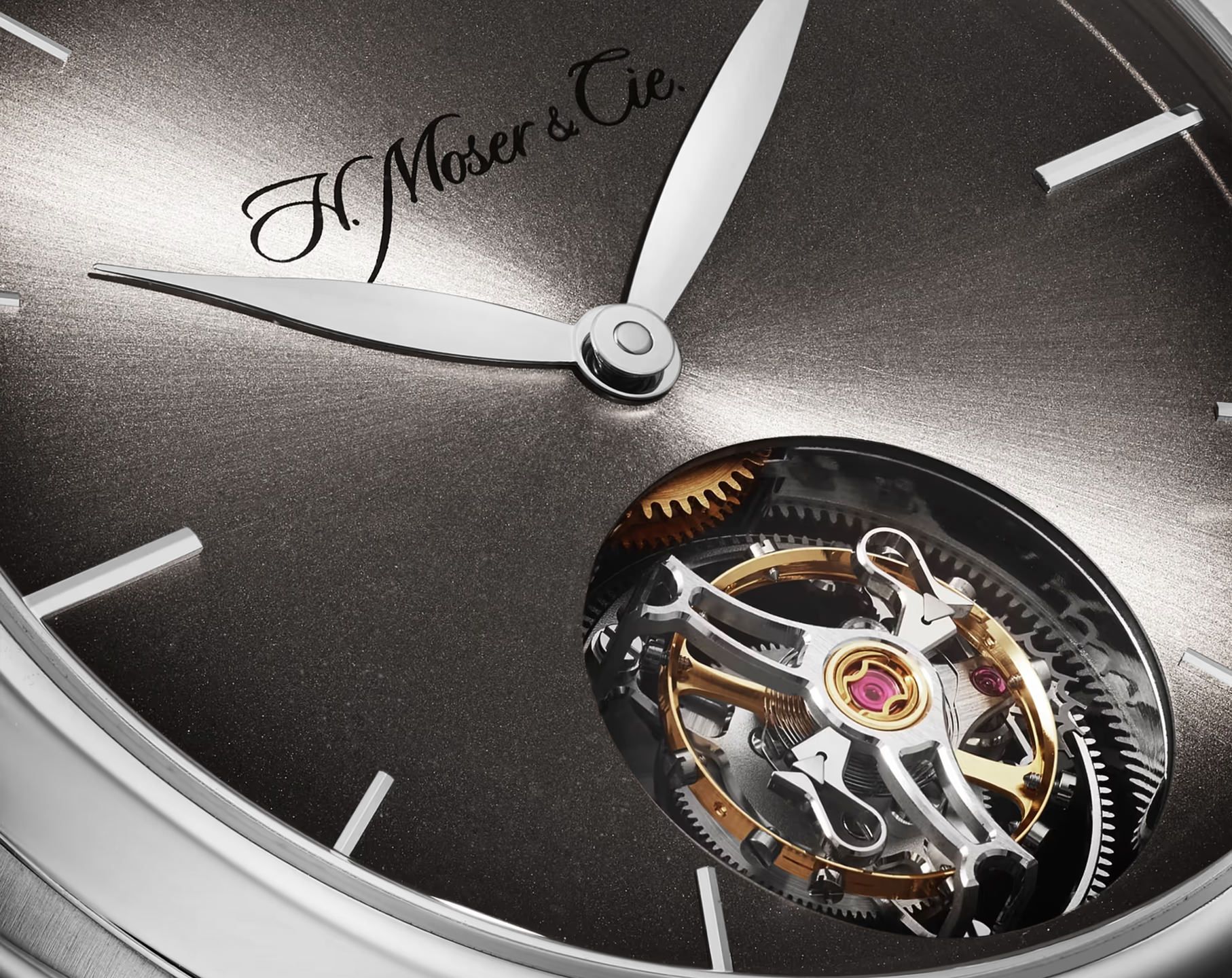 H. Moser & Cie. Endeavour Tourbillon Fume Dial 42 mm Automatic Watch For Men - 2