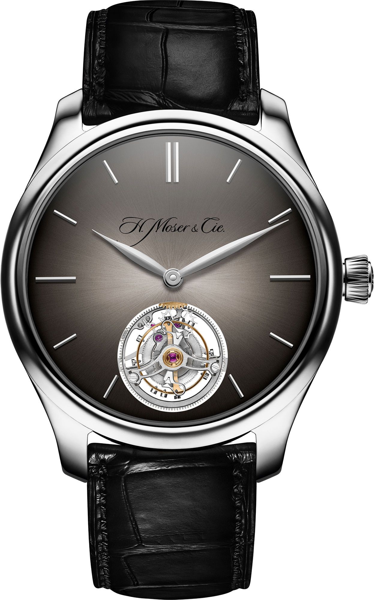 H. Moser & Cie. Endeavour Tourbillon Fume Dial 42 mm Automatic Watch For Men - 1