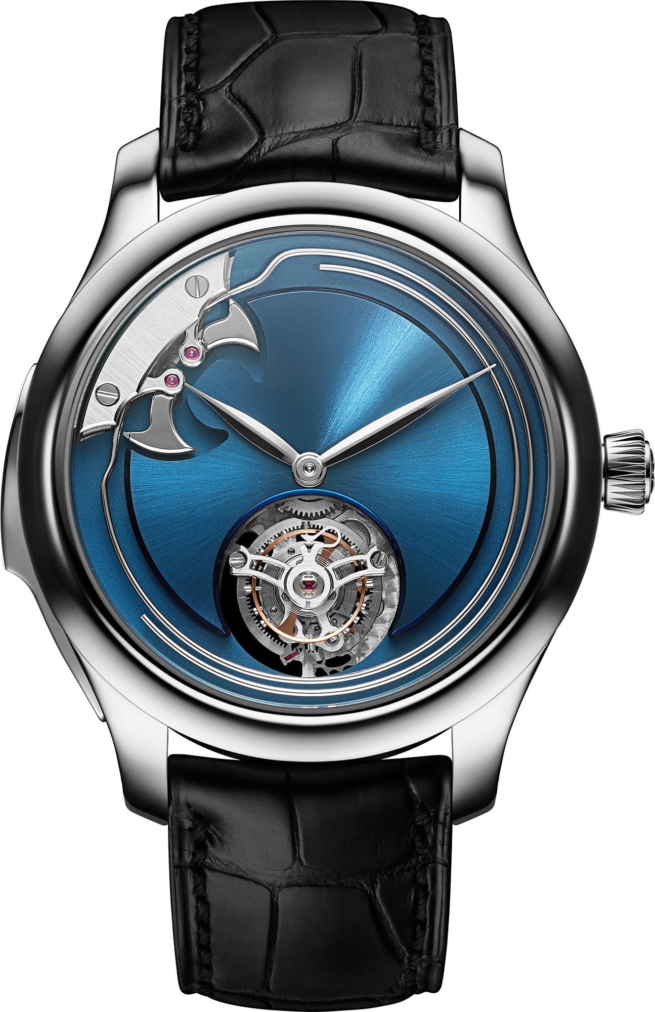 H. Moser & Cie. Endeavour Concept Minute Repeater Blue Dial 43 mm Manual Winding Watch For Men - 1