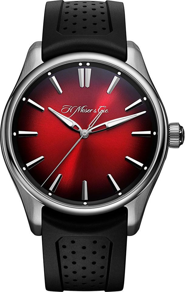 H. Moser & Cie. Pioneer Centre Seconds Red Dial 42.8 mm Automatic Watch For Men - 1