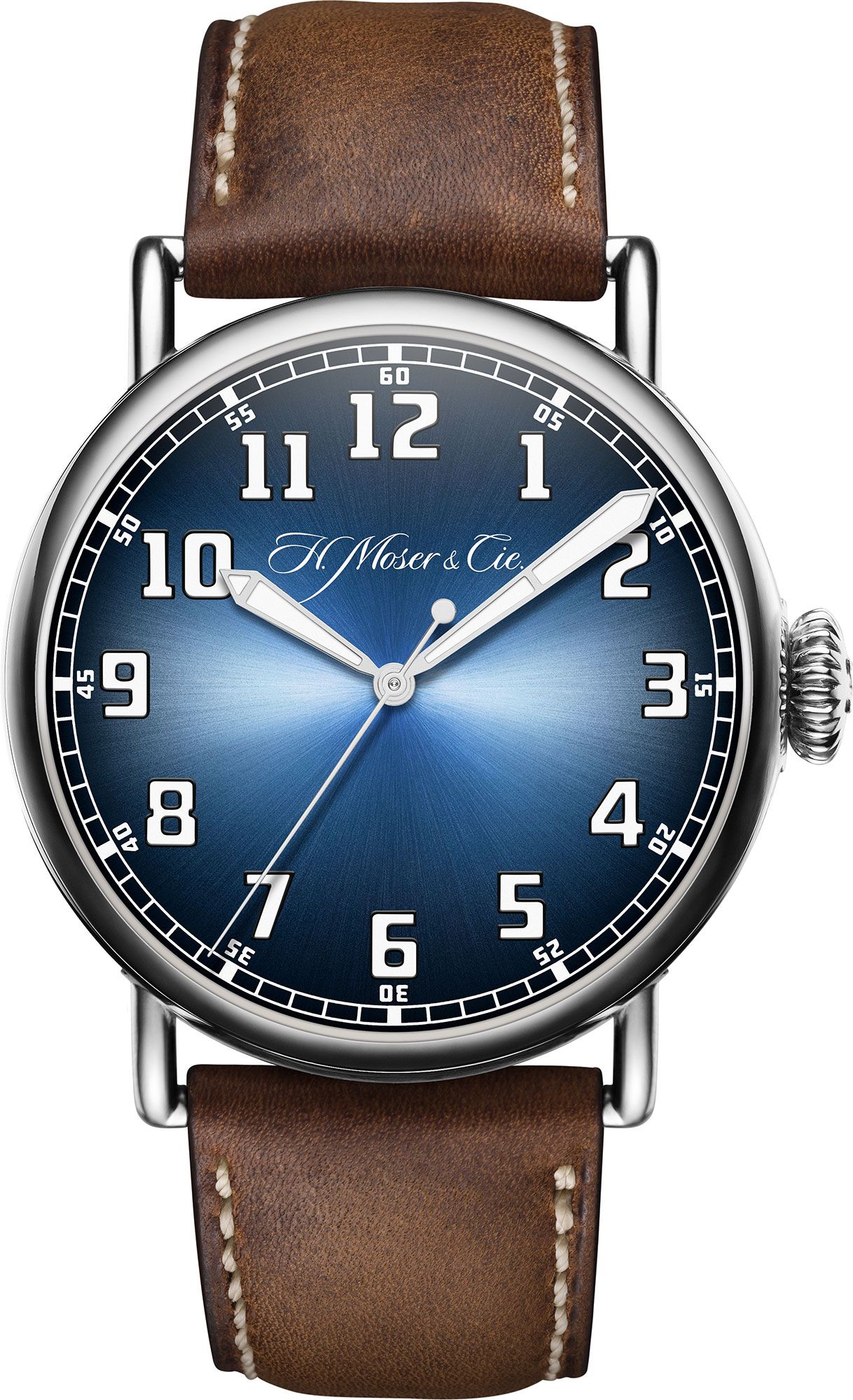 H. Moser & Cie. Heritage Centre Seconds Blue Dial 42 mm Automatic Watch For Men - 1