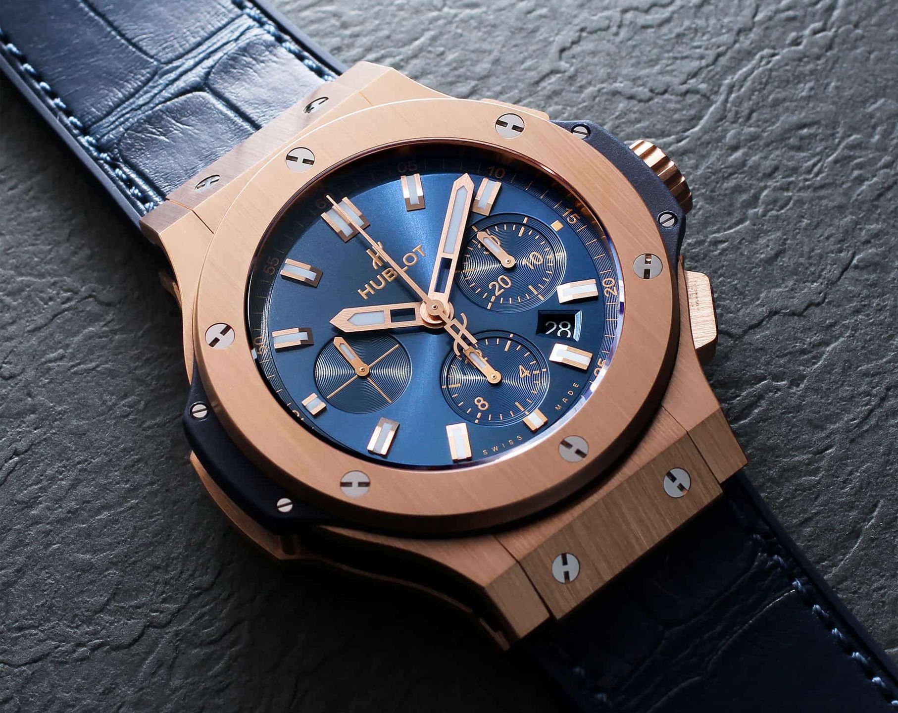 Hublot Big Bang Original Blue Dial 44 mm Automatic Watch For Men - 2