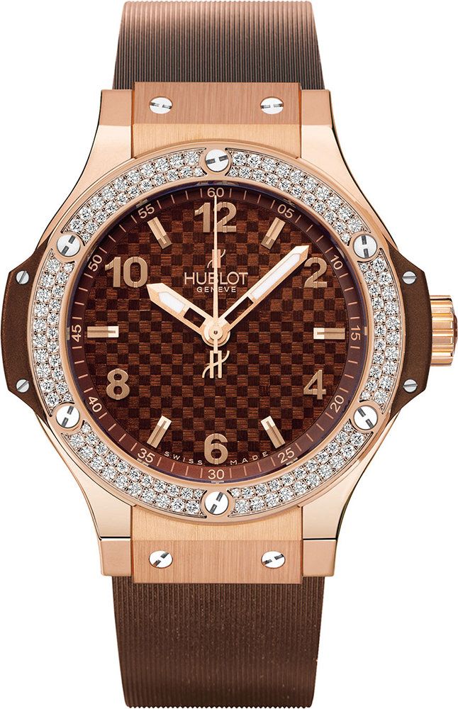 Hublot Big Bang 3-Hands Brown Dial 38 mm Quartz Watch For Unisex - 1