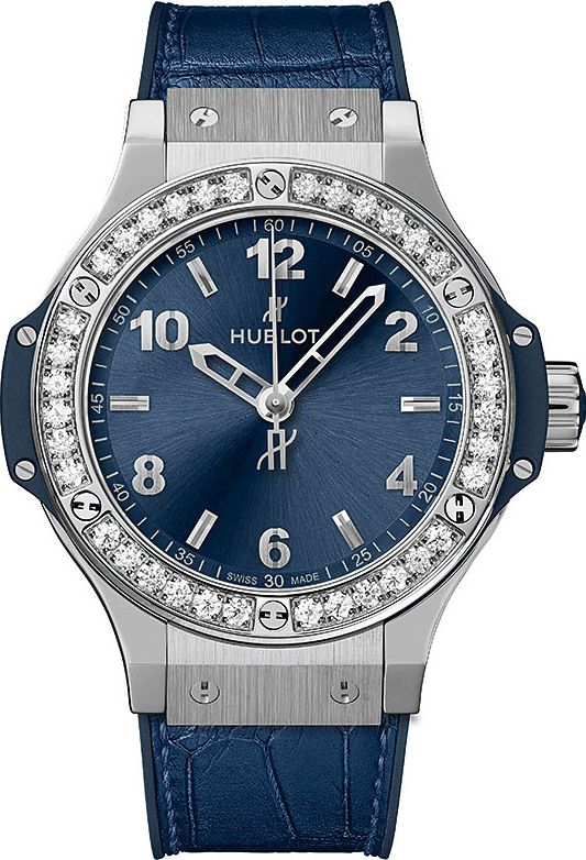 Hublot Big Bang Original Blue Dial 38 mm Quartz Watch For Women - 1