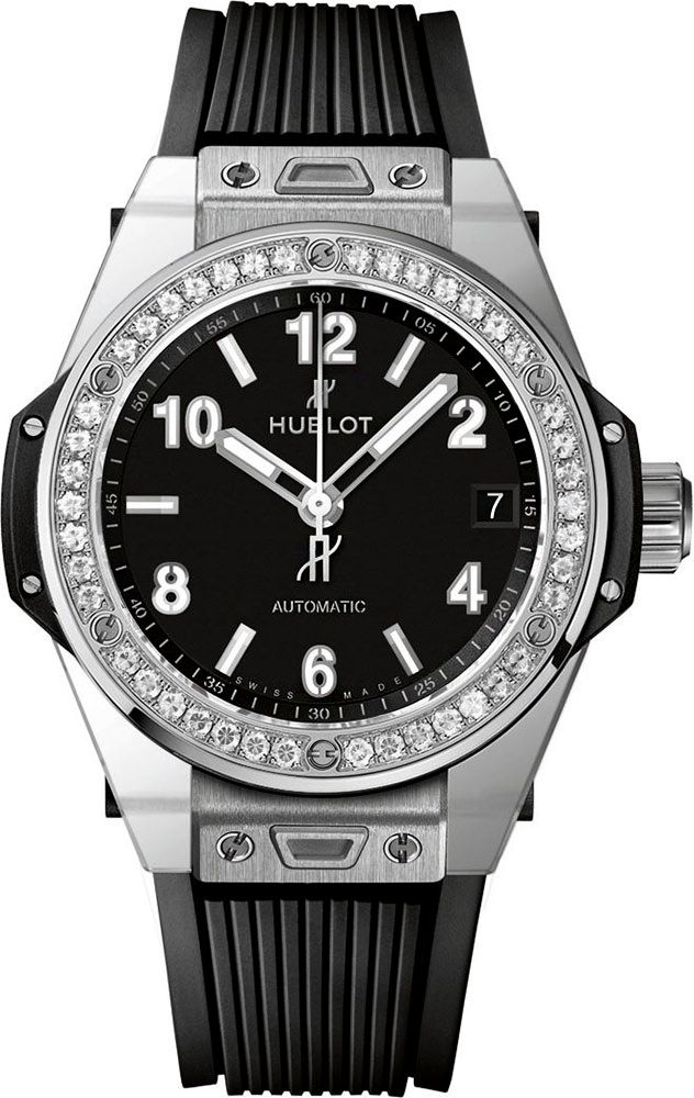 Hublot Big Bang 3-Hands Black Dial 39 mm Automatic Watch For Women - 1