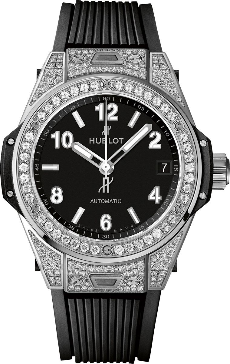 Hublot Big Bang 3-Hands Black Dial 39 mm Automatic Watch For Women - 1