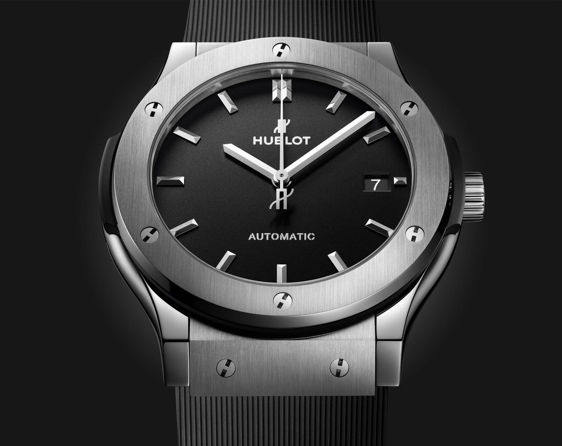 Hublot Classic Fusion 3-Hands Black Dial 45 mm Automatic Watch For Men - 5