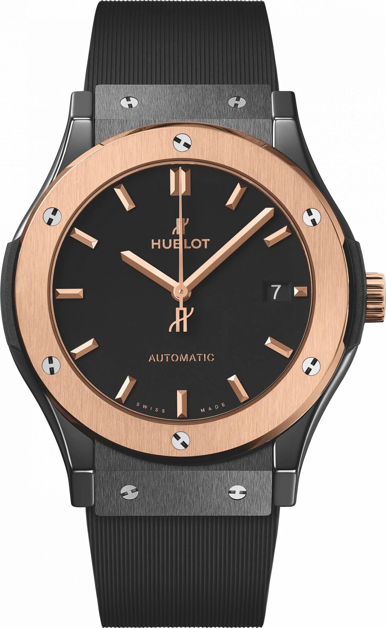 Hublot Classic Fusion 3-Hands Black Dial 42 mm Automatic Watch For Men - 1