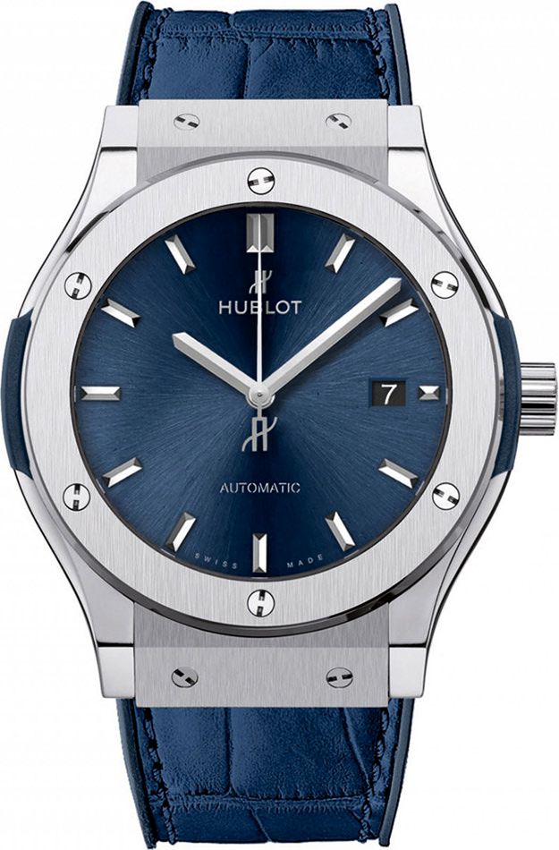 Hublot Classic Fusion  Blue Dial 42 mm Automatic Watch For Men - 1