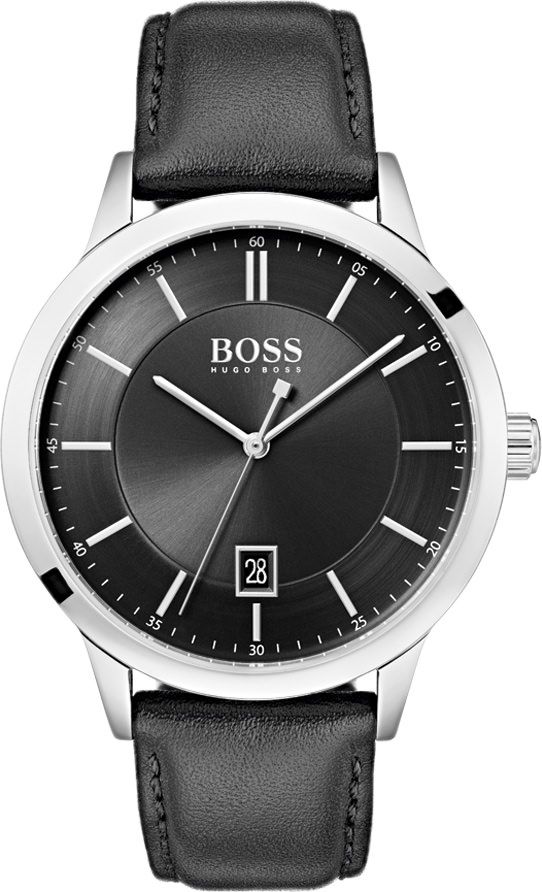 Boss   Black Dial 41 mm Quartz Watch For Men - 1