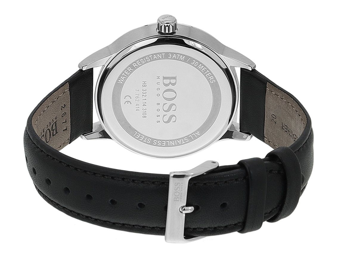 Boss   Black Dial 41 mm Quartz Watch For Men - 3