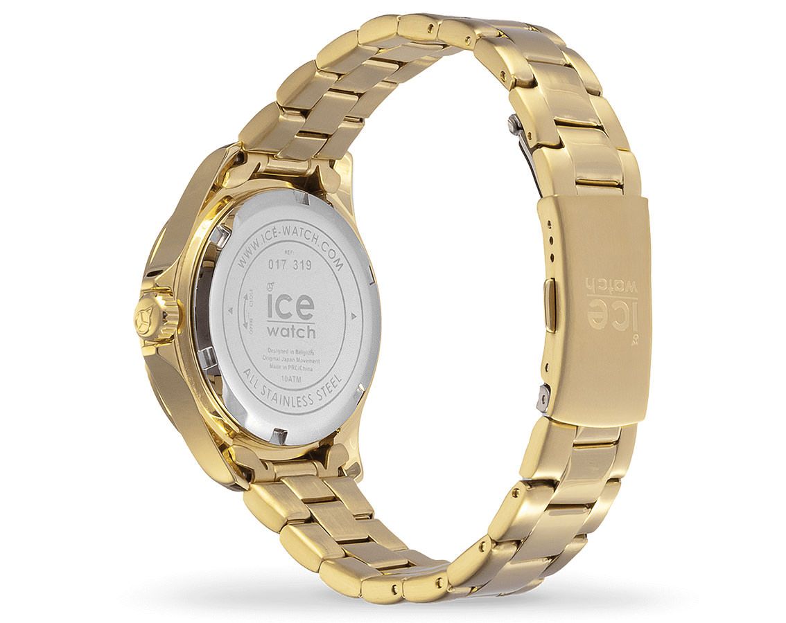 Ice-Watch ICE steel  Gold Dial 35 mm Quartz Watch For Women - 3