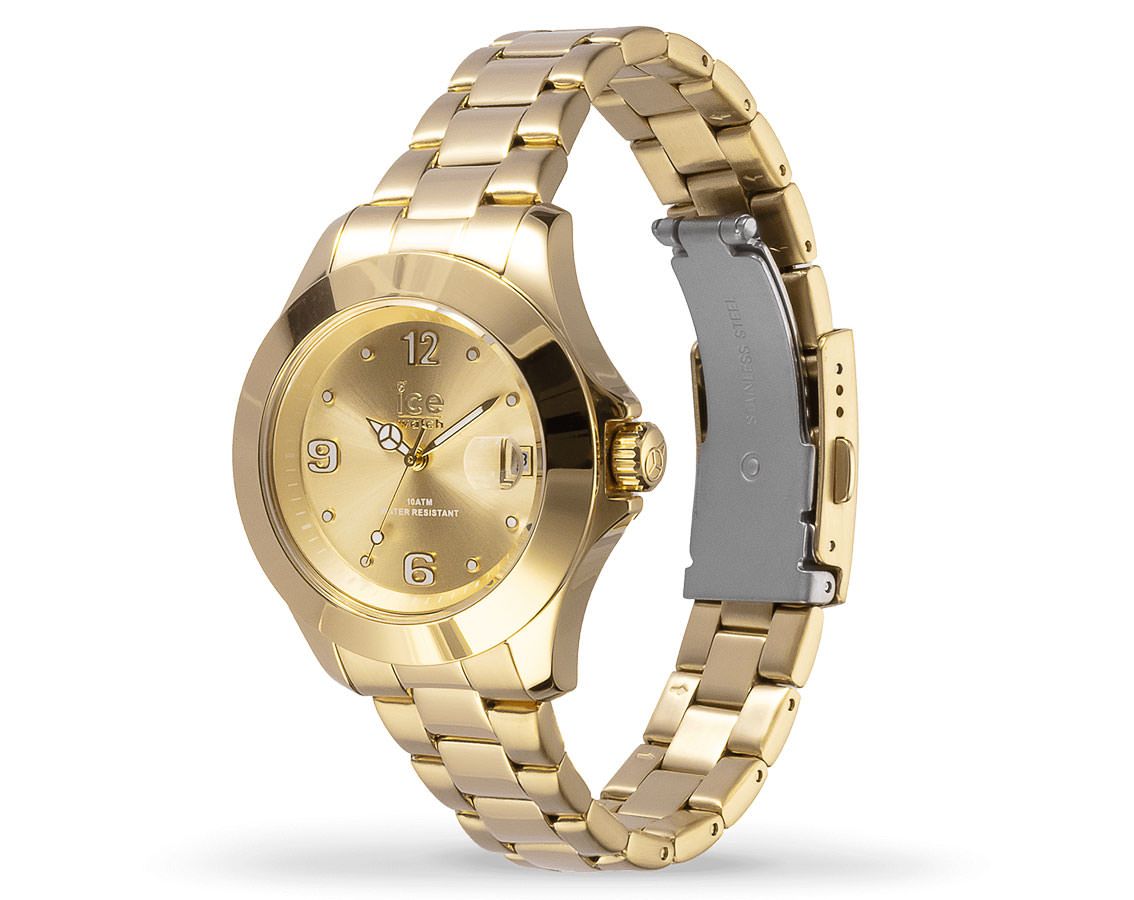 Ice-Watch ICE steel  Gold Dial 35 mm Quartz Watch For Women - 5