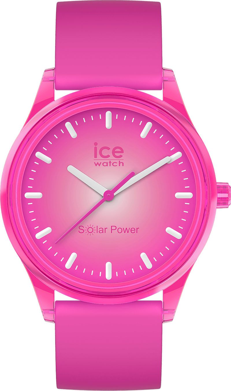 Ice-Watch ICE solar power  Pink Dial 40 mm Quartz Watch For Unisex - 1