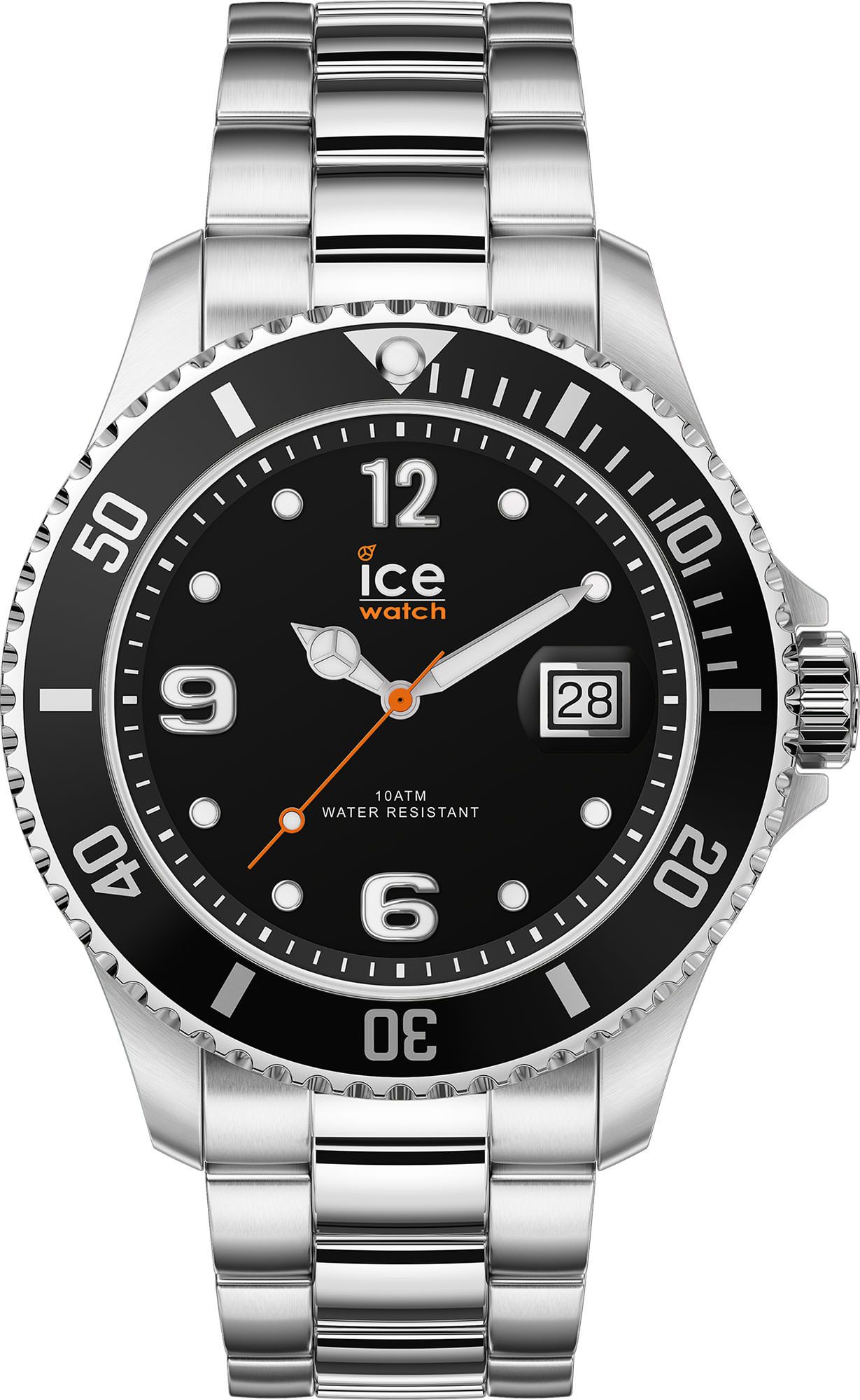 Ice-Watch ICE steel  Black Dial 44 mm Quartz Watch For Men - 1