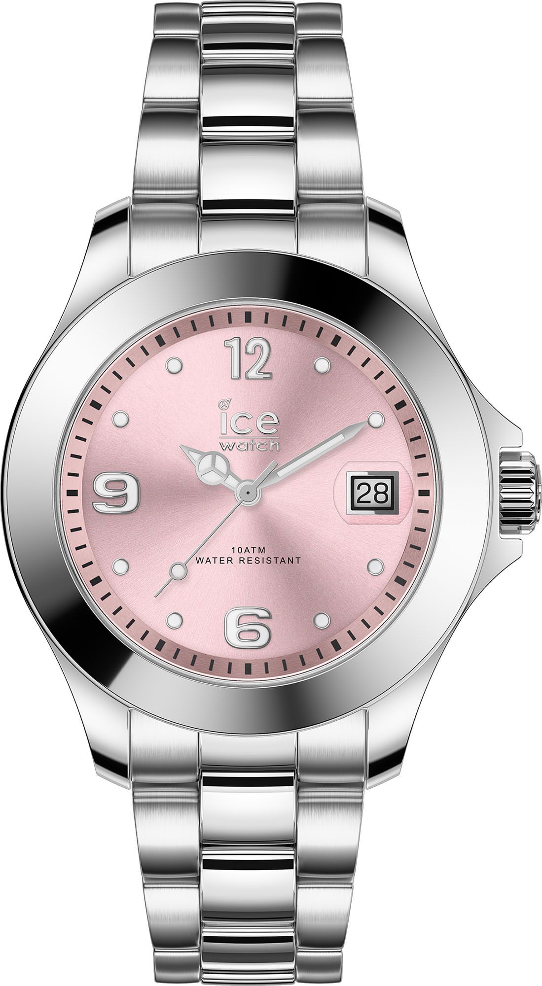 Ice-Watch ICE steel  Pink Dial 35 mm Quartz Watch For Women - 1