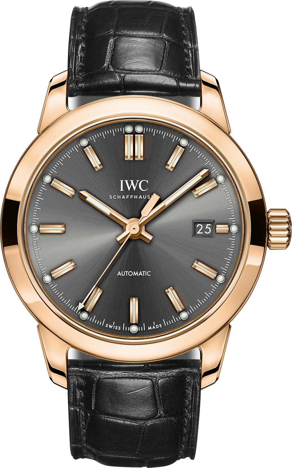 IWC Ingenieur  Grey Dial 40 mm Automatic Watch For Men - 1