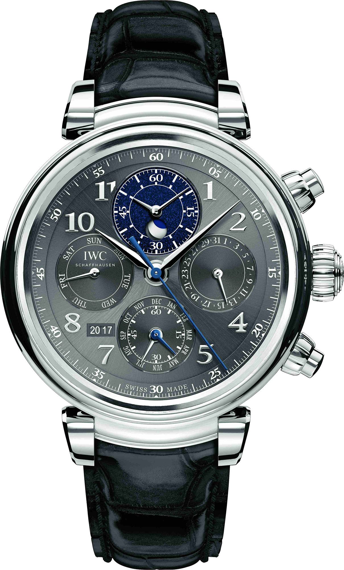 IWC Da Vinci  Grey Dial 43 mm Automatic Watch For Men - 1