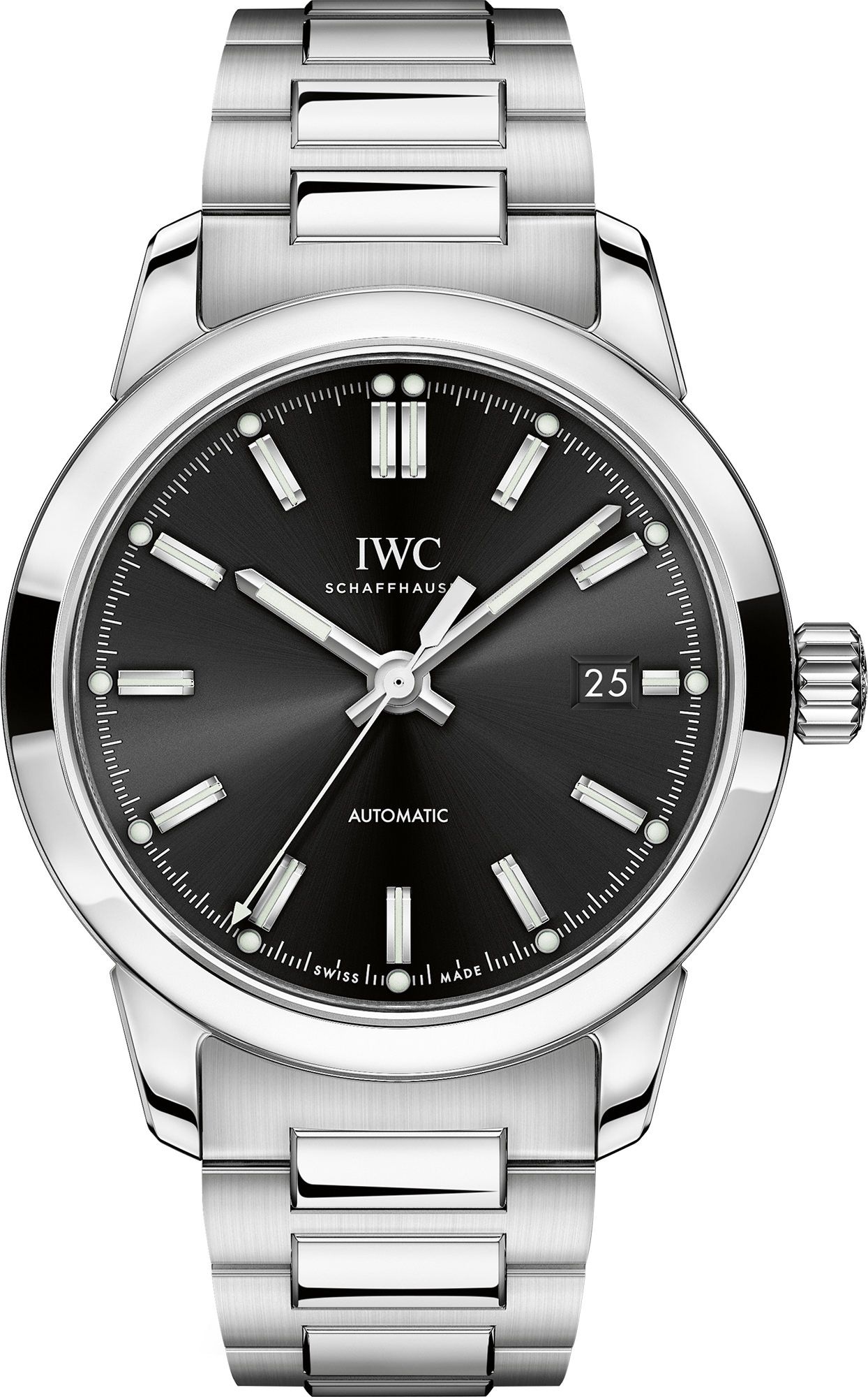 IWC Ingenieur  Black Dial 40 mm Automatic Watch For Men - 1