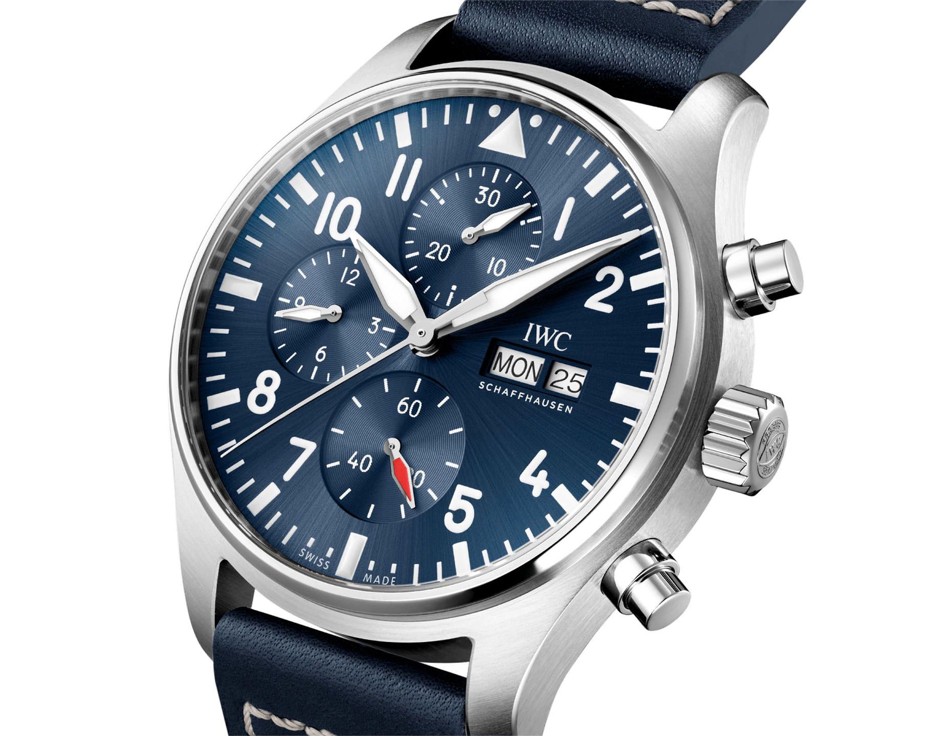 IWC Pilot’s Watches Classic Blue Dial 43 mm Automatic Watch For Men - 2