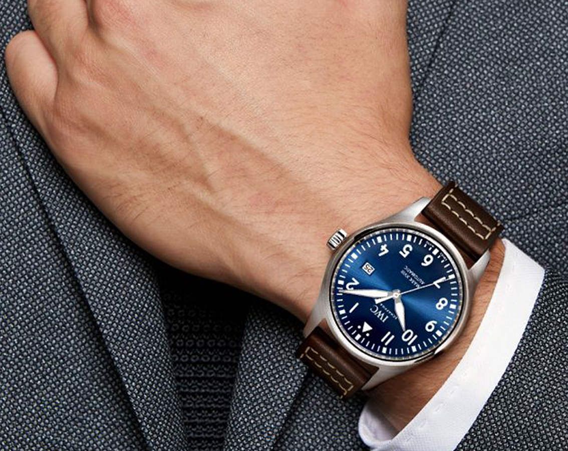 IWC Pilot’s Watches Antoine De Saint Exupery Blue Dial 40 mm Automatic Watch For Men - 3