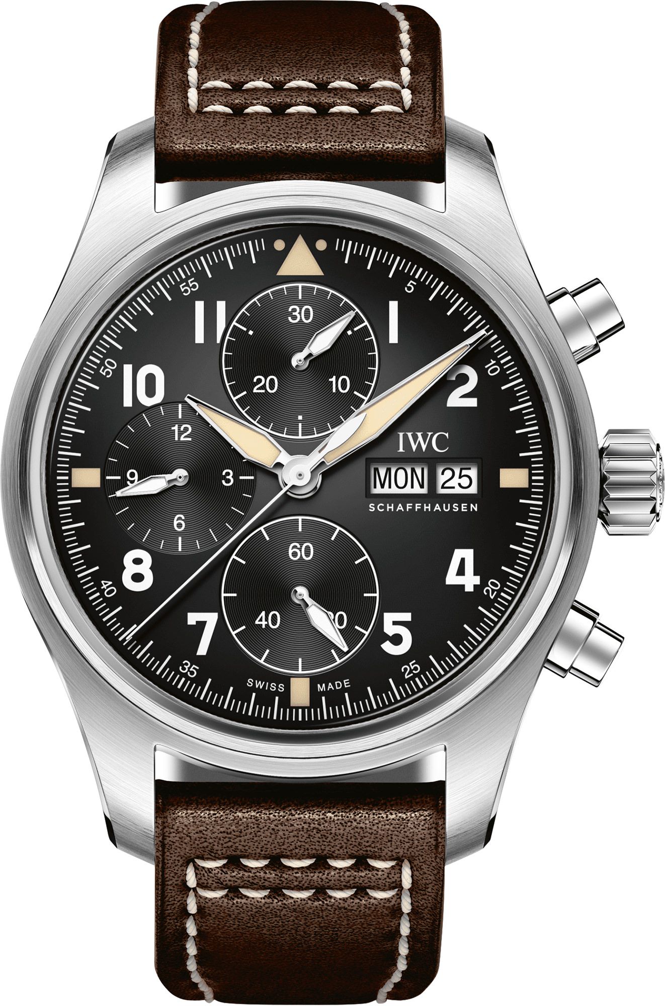 IWC Pilot’s Watches Classic Black Dial 41 mm Automatic Watch For Men - 1