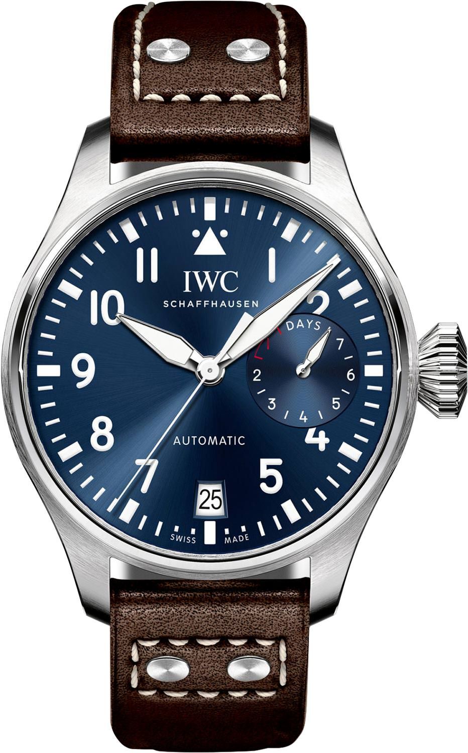 IWC Pilot’s Watches Antoine De Saint Exupery Blue Dial 46.2 mm Automatic Watch For Men - 1