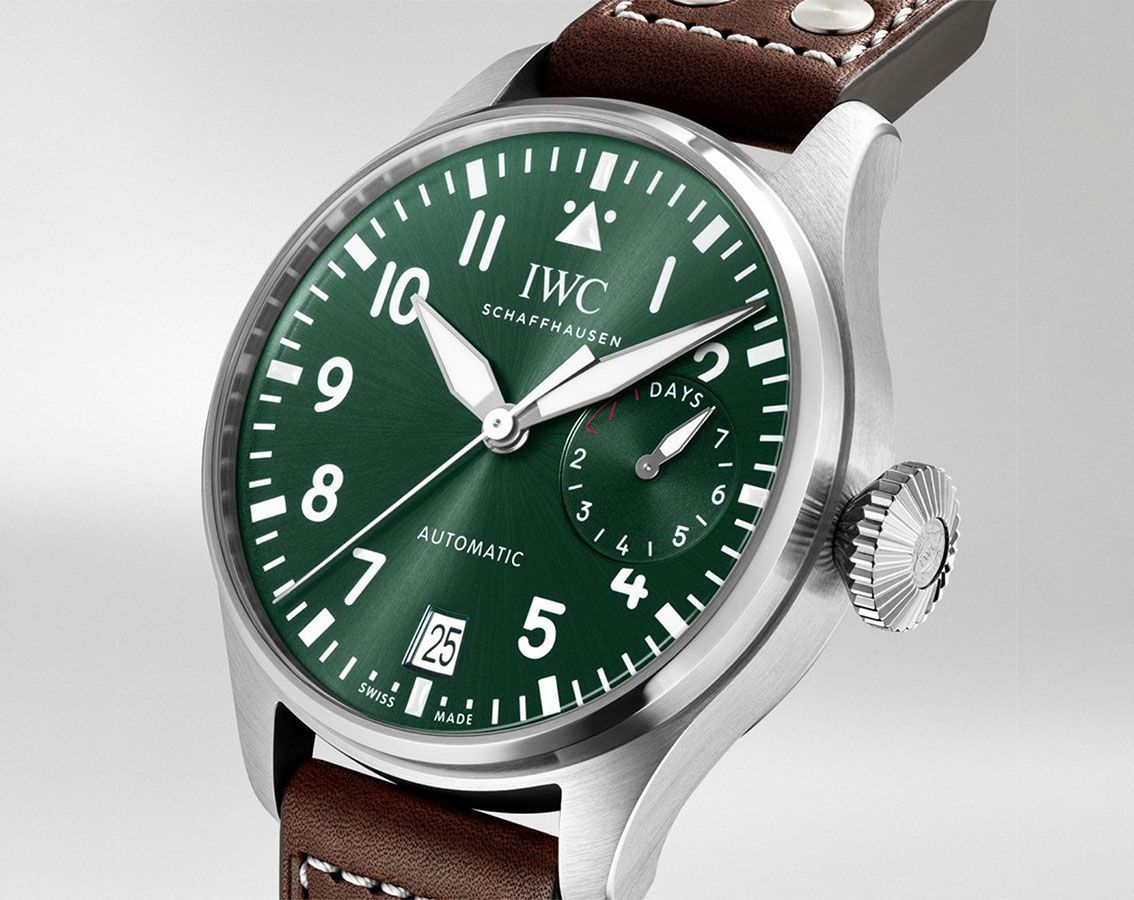 IWC Pilot’s Watches Classic Green Dial 46.2 mm Automatic Watch For Men - 3