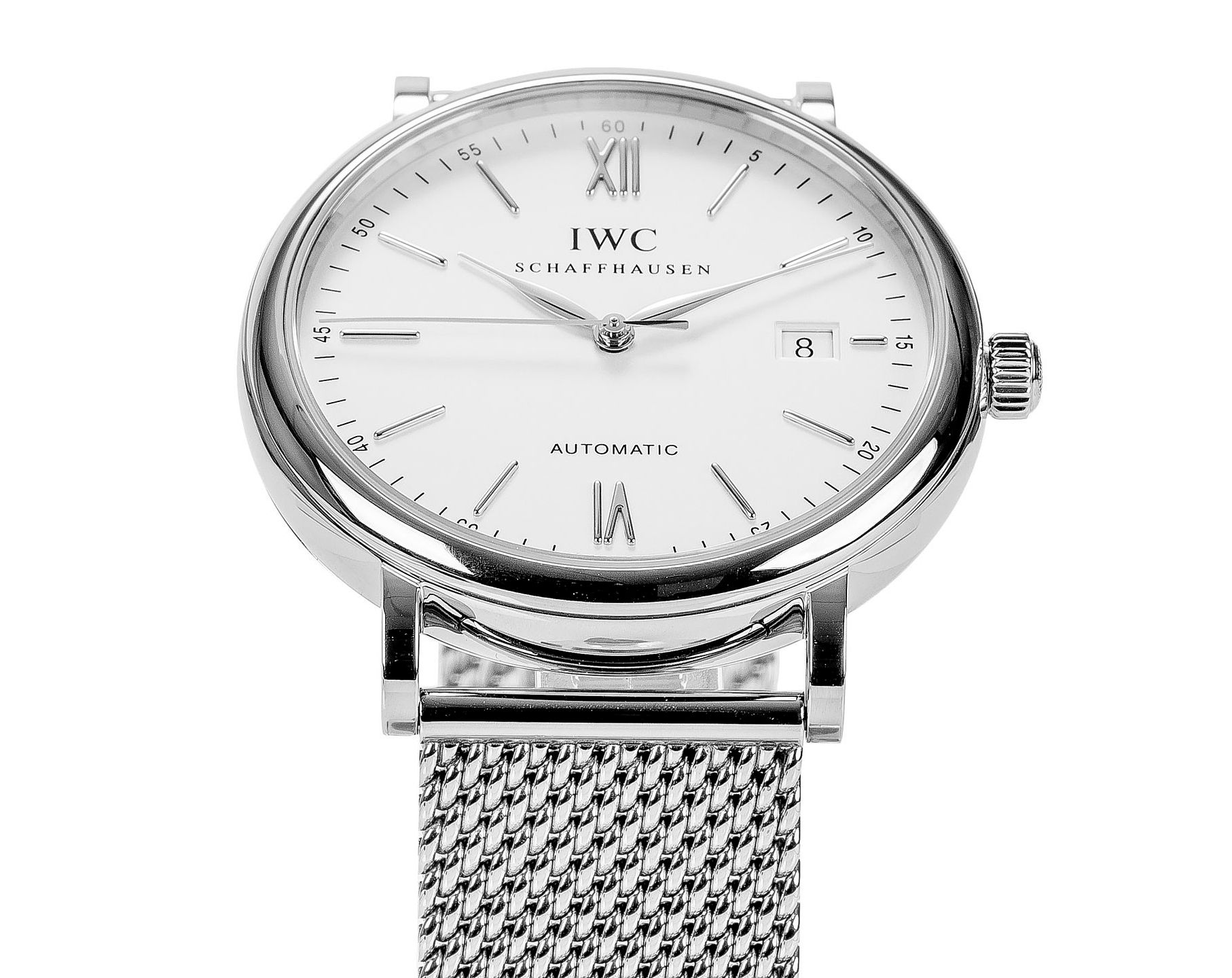 IWC Portofino  Silver Dial 40 mm Automatic Watch For Men - 2