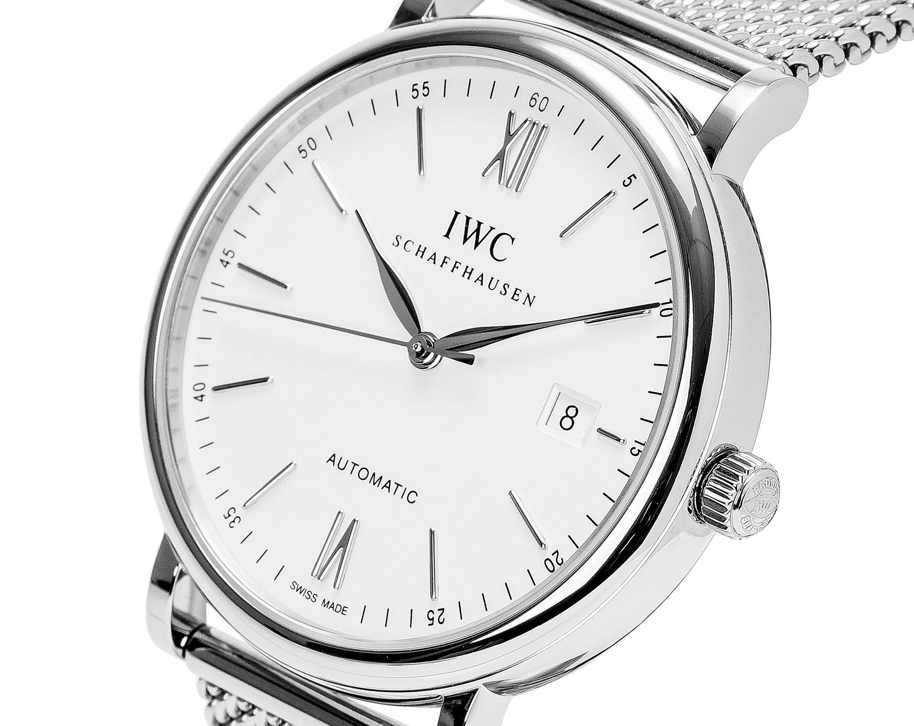 IWC Portofino  Silver Dial 40 mm Automatic Watch For Men - 3