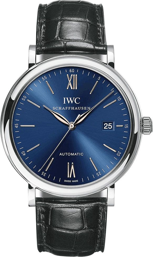 IWC Portofino  Blue Dial 40 mm Automatic Watch For Men - 1