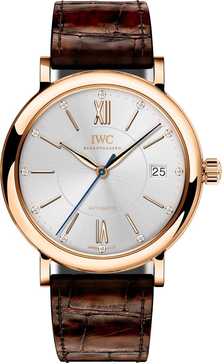 IWC Portofino  Silver Dial 37 mm Automatic Watch For Women - 1