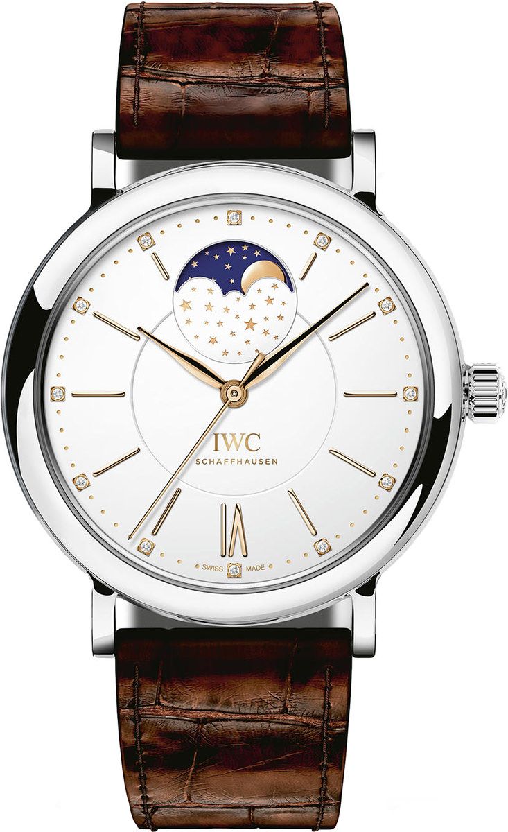 IWC Portofino  Silver Dial 37 mm Automatic Watch For Women - 1