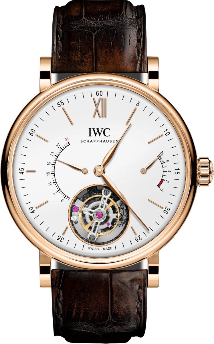 IWC Portofino  Silver Dial 45 mm Manual Winding Watch For Men - 1