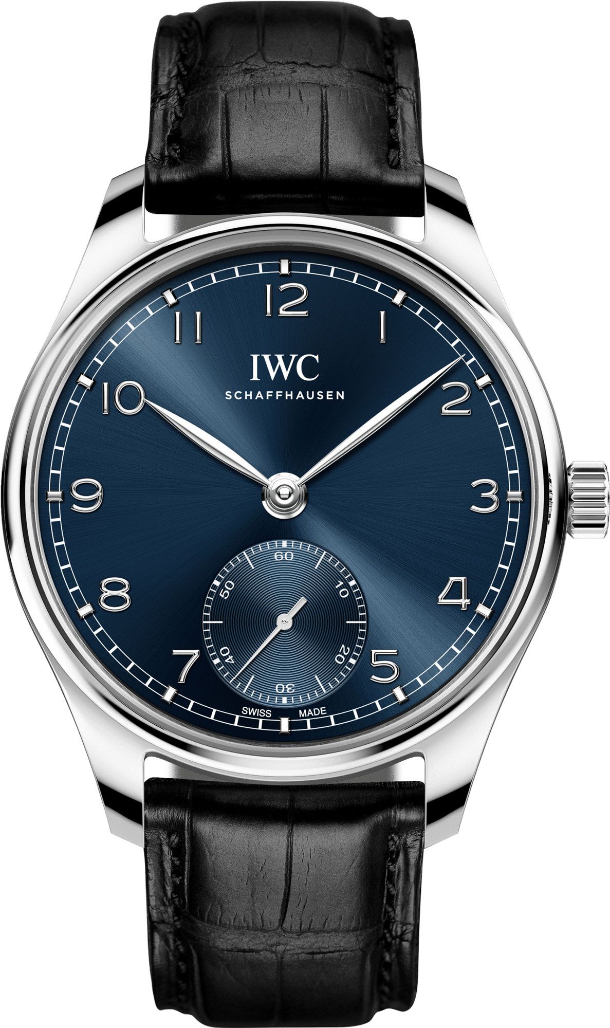 IWC Portugieser  Blue Dial 40.4 mm Automatic Watch For Men - 1