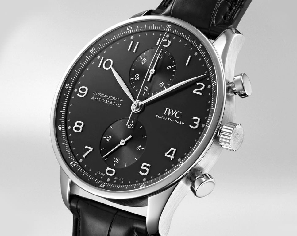 IWC Portugieser  Black Dial 41 mm Automatic Watch For Men - 3