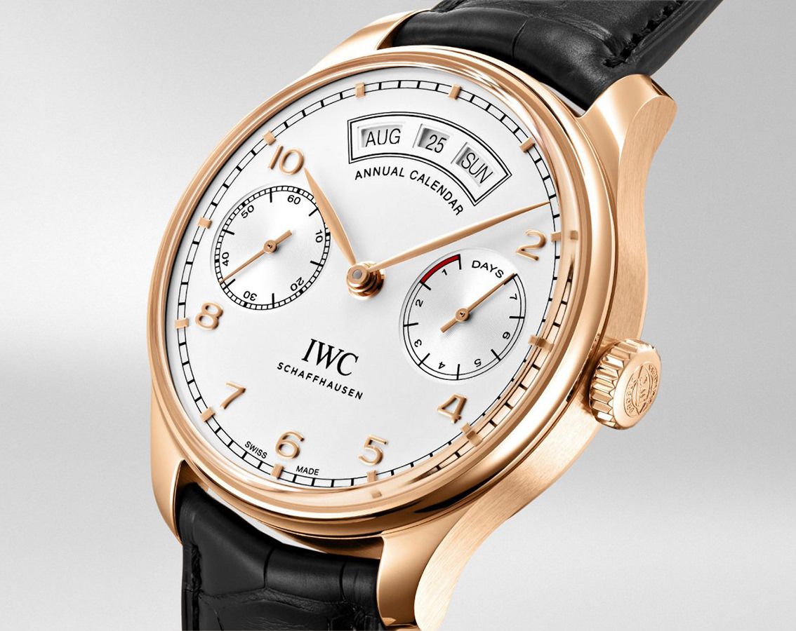 IWC Portugieser  Silver Dial 44 mm Automatic Watch For Men - 2