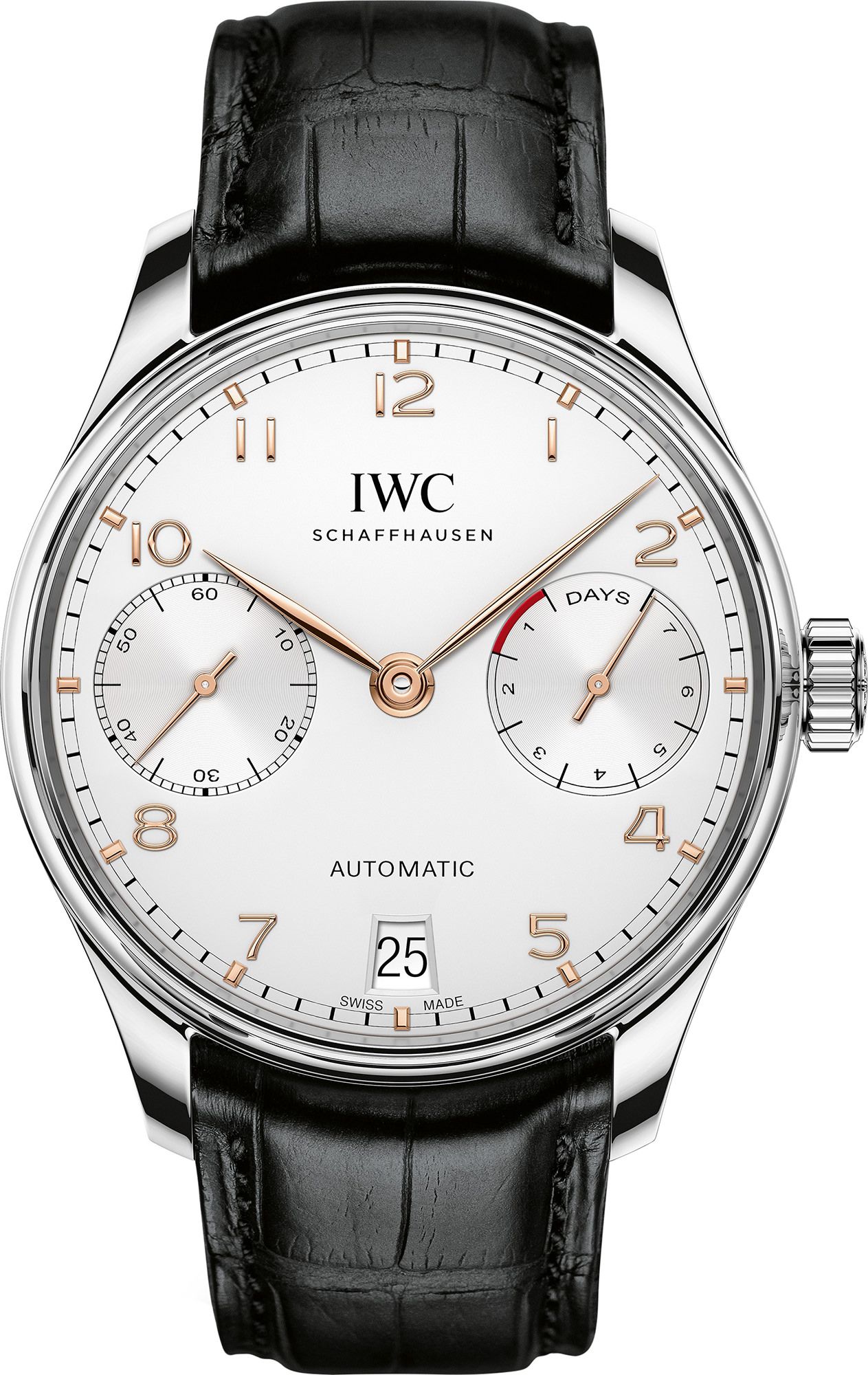 IWC Portugieser  White Dial 42.3 mm Automatic Watch For Men - 1