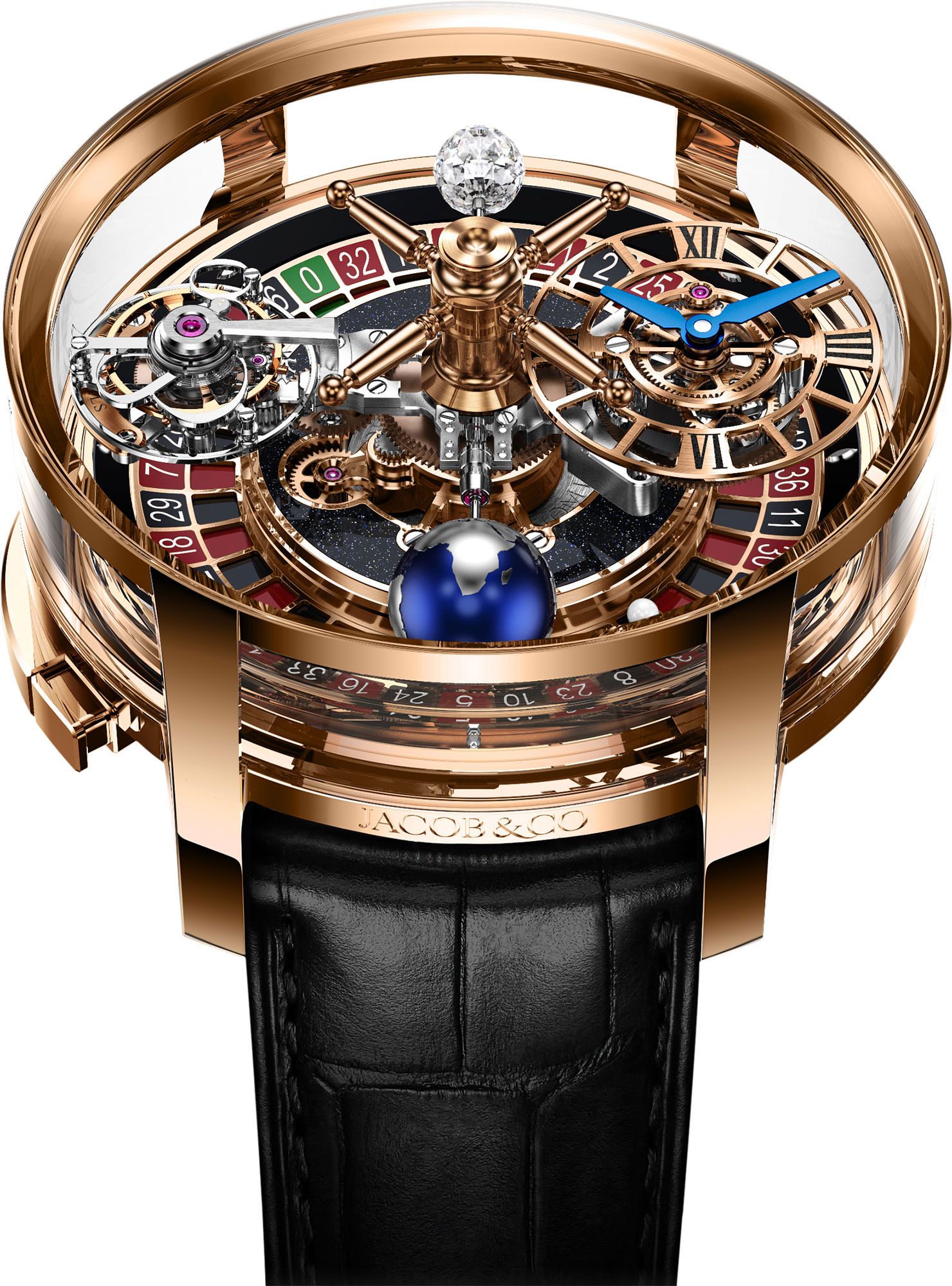 Jacob & Co. Astronomia Astronomia Casino Skeleton Dial 47 mm Manual Winding Watch For Men - 1